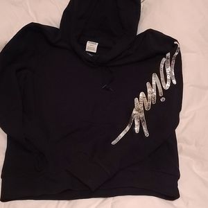 Pink hooded sweatshirt size M